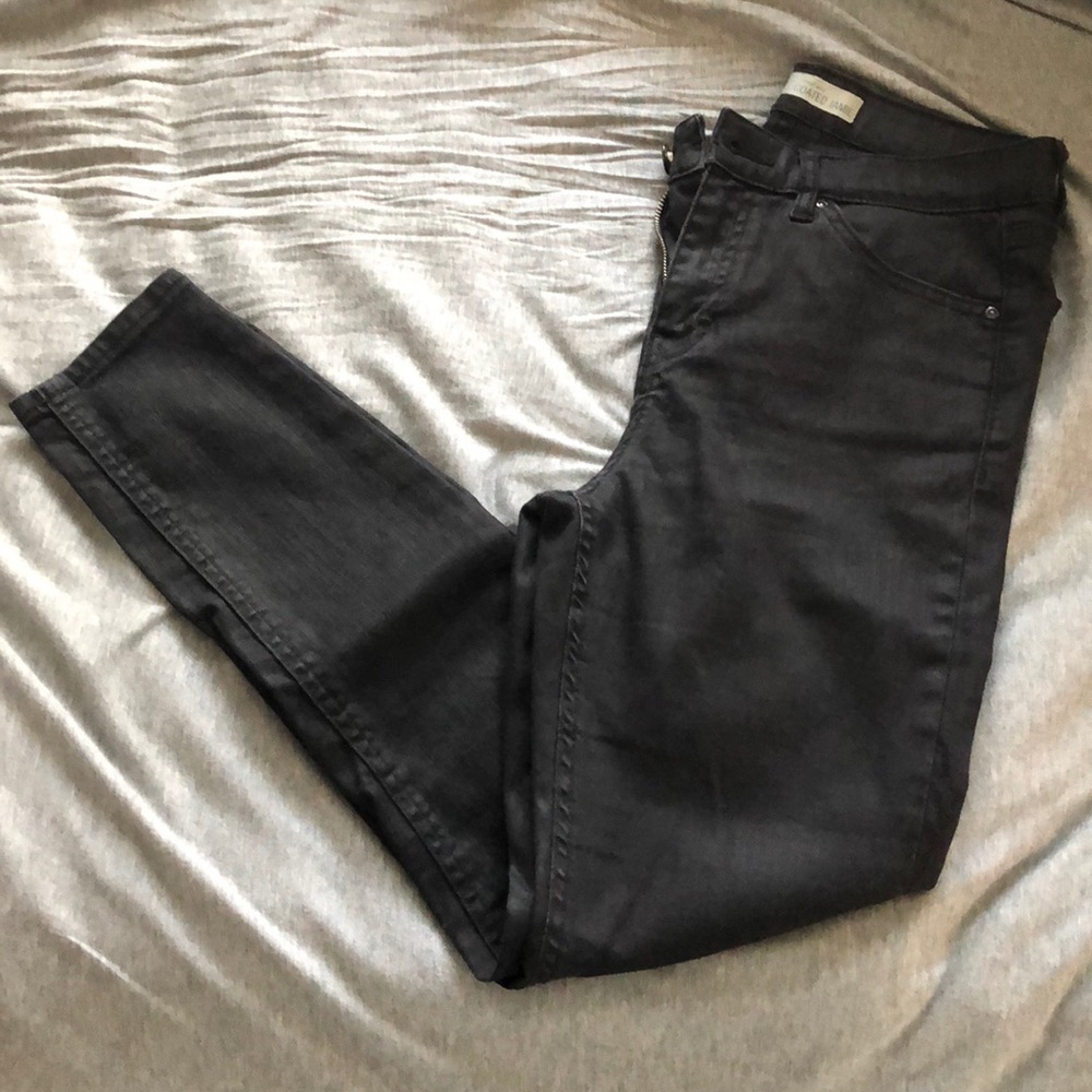 Topshop Coated Jamie Jeans